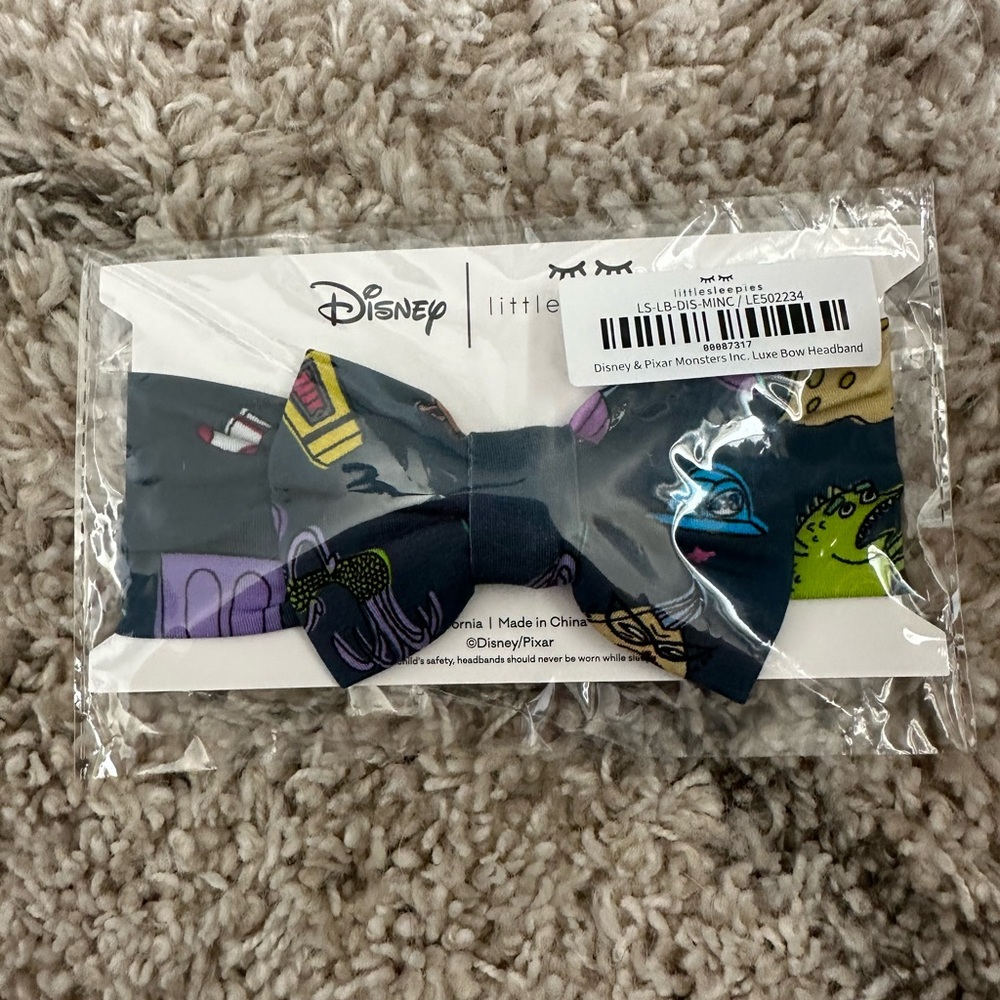 Little Sleepies Monsters Inc Luxe Bow